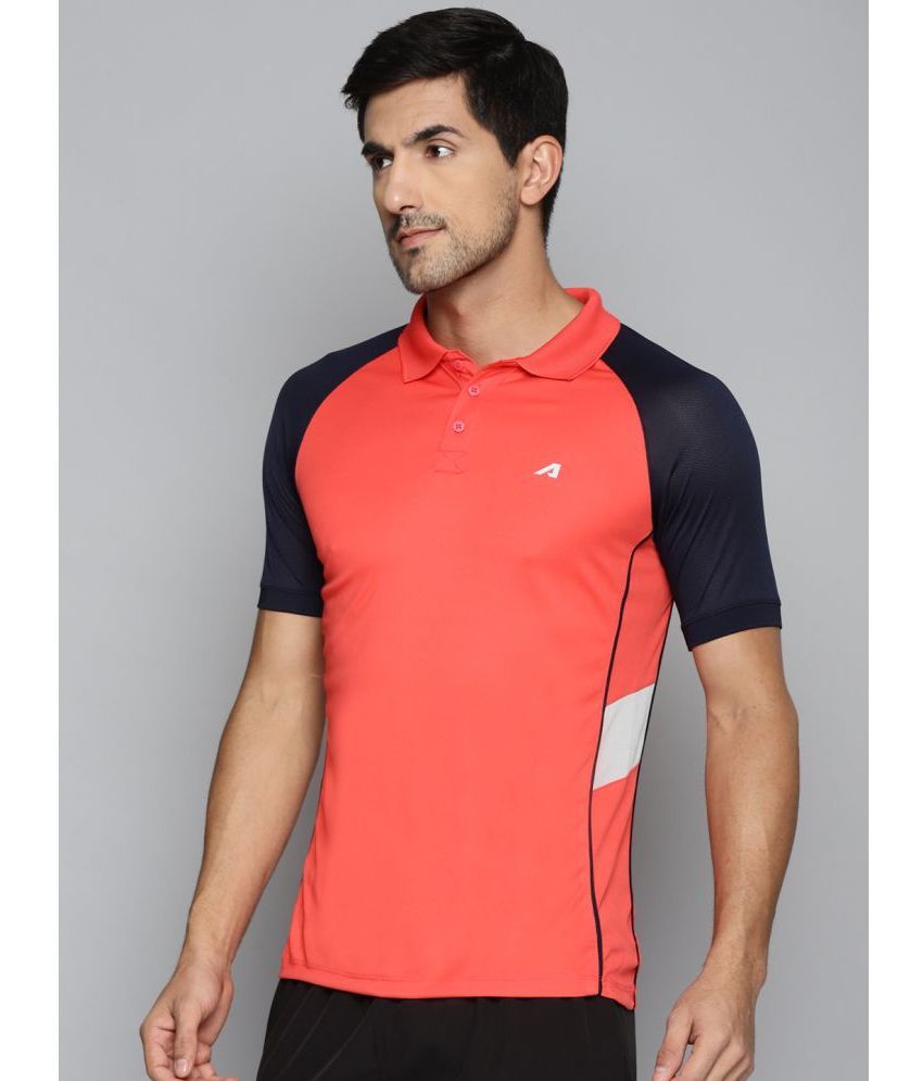     			Alcis - Red Polyester Slim Fit Men's Sports Polo T-Shirt ( Pack of 1 )