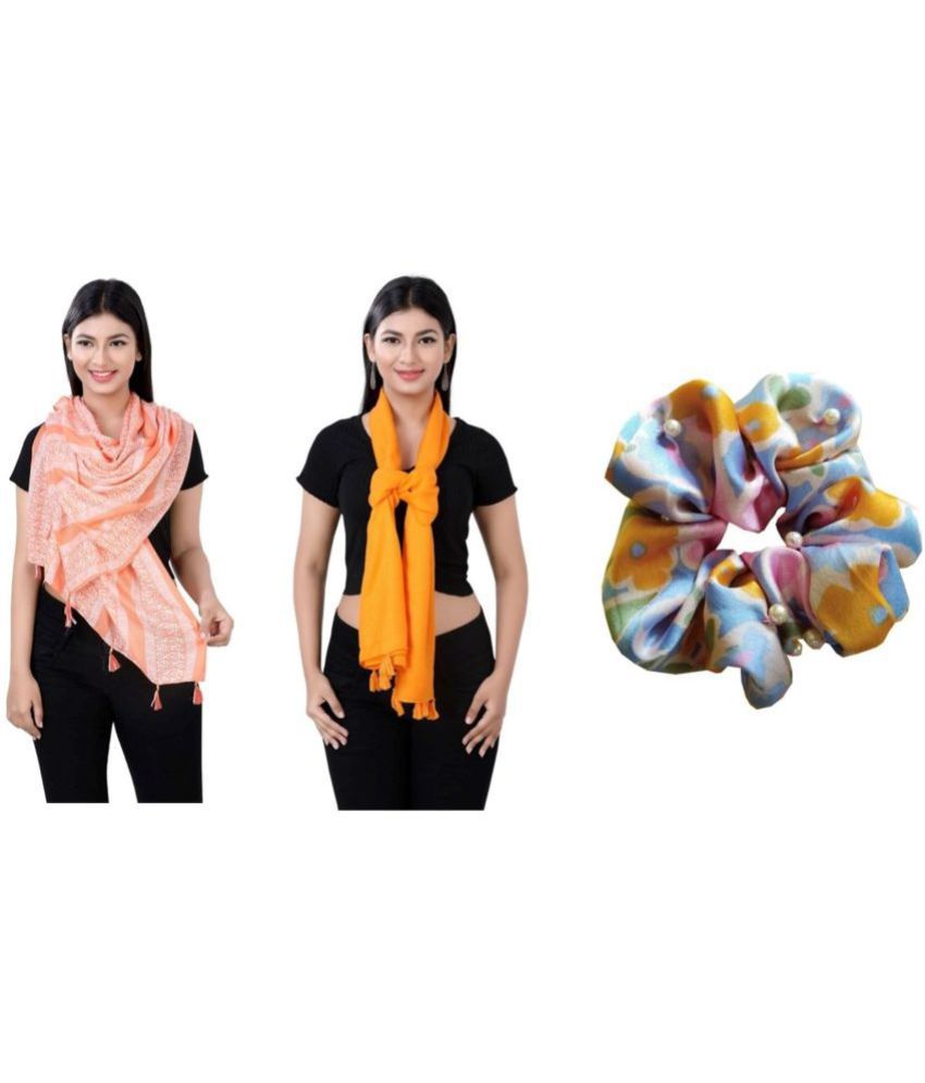     			JVNINE - Multicolor Polyester Women's Scarf ( Pack of 3 )