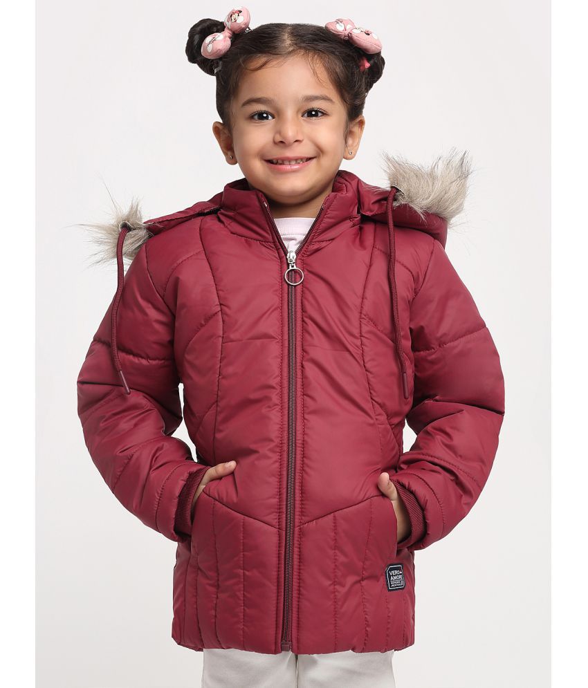     			VERO AMORE - Maroon Polyester Girl's Quilted & Bomber ( Pack of 1 )