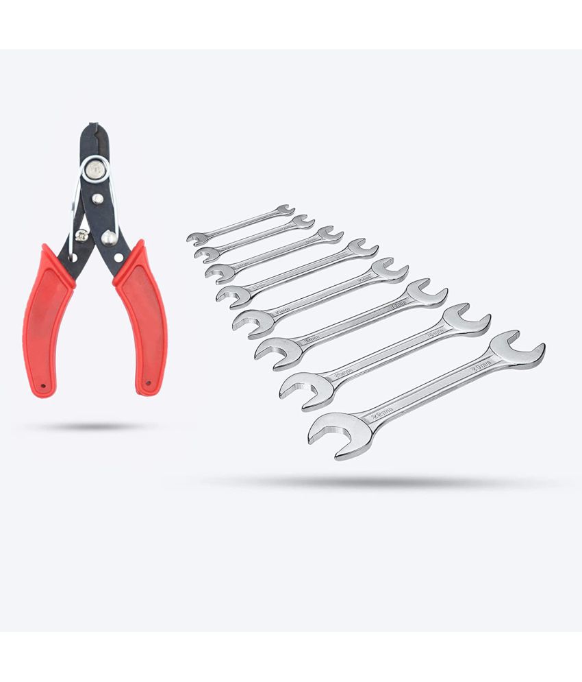     			Aldeco Hand Tool Kit- Wire Cutter & 8Pcs Spanner Set. Combination of Hand Tools For Domestic & Industrial Purpose.