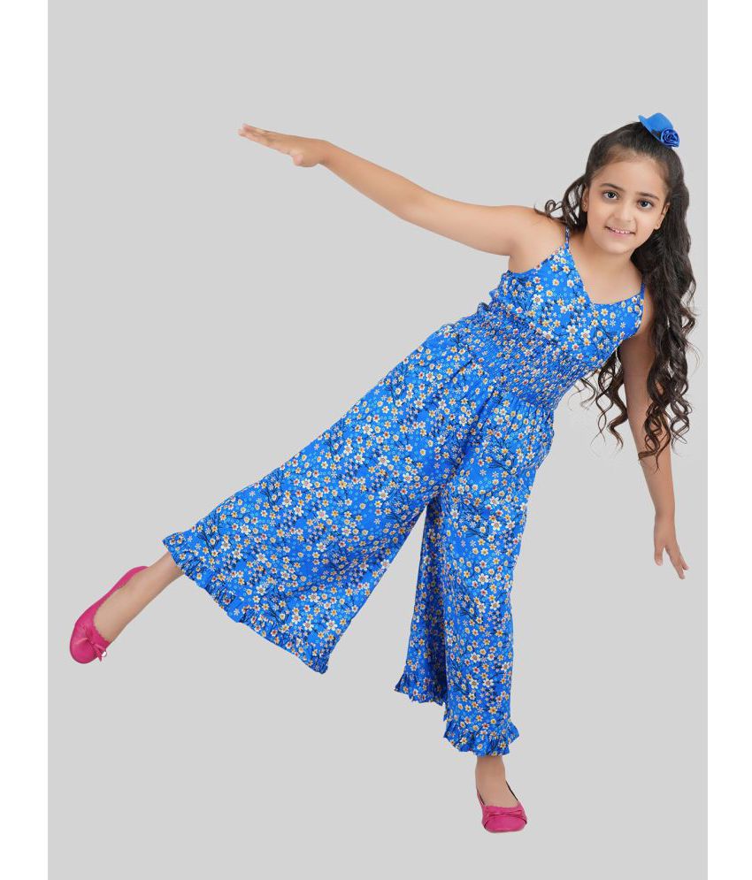     			Being Naughty - Royal Blue Polyester Girls Jumpsuit ( Pack of 1 )