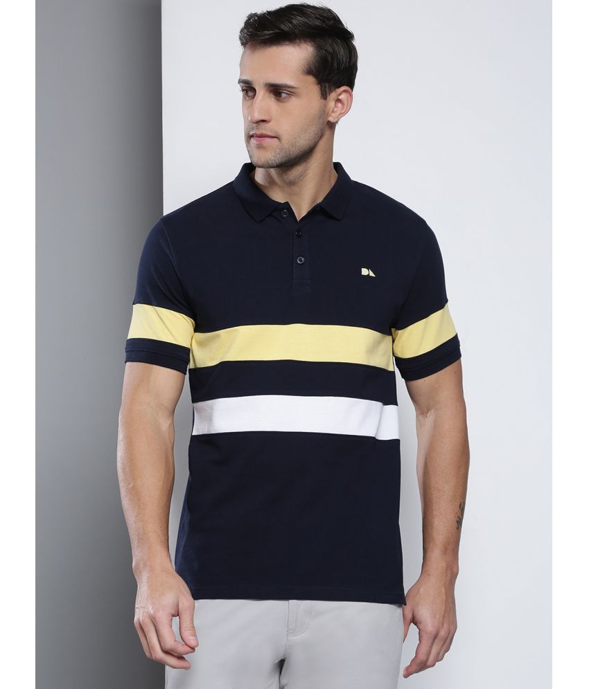     			Dennis Lingo - Navy Cotton Slim Fit Men's Polo T Shirt ( Pack of 1 )