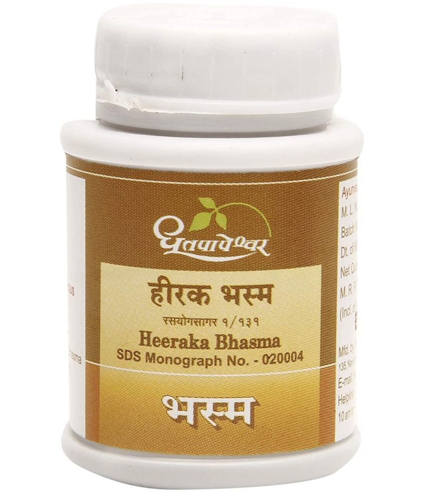     			Dhootpapeshwar DHOOTPAPESHWAR HEERAK BHASM  100 MG