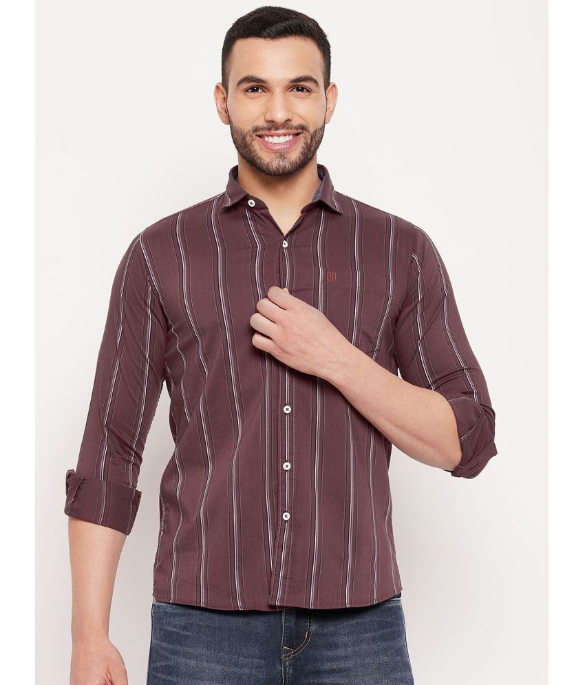     			Duke - Maroon 100% Cotton Slim Fit Men's Casual Shirt ( Pack of 1 )