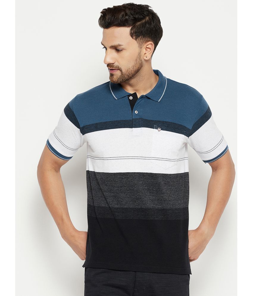     			Duke - Multicolor Cotton Blend Regular Fit Men's Polo T Shirt ( Pack of 1 )
