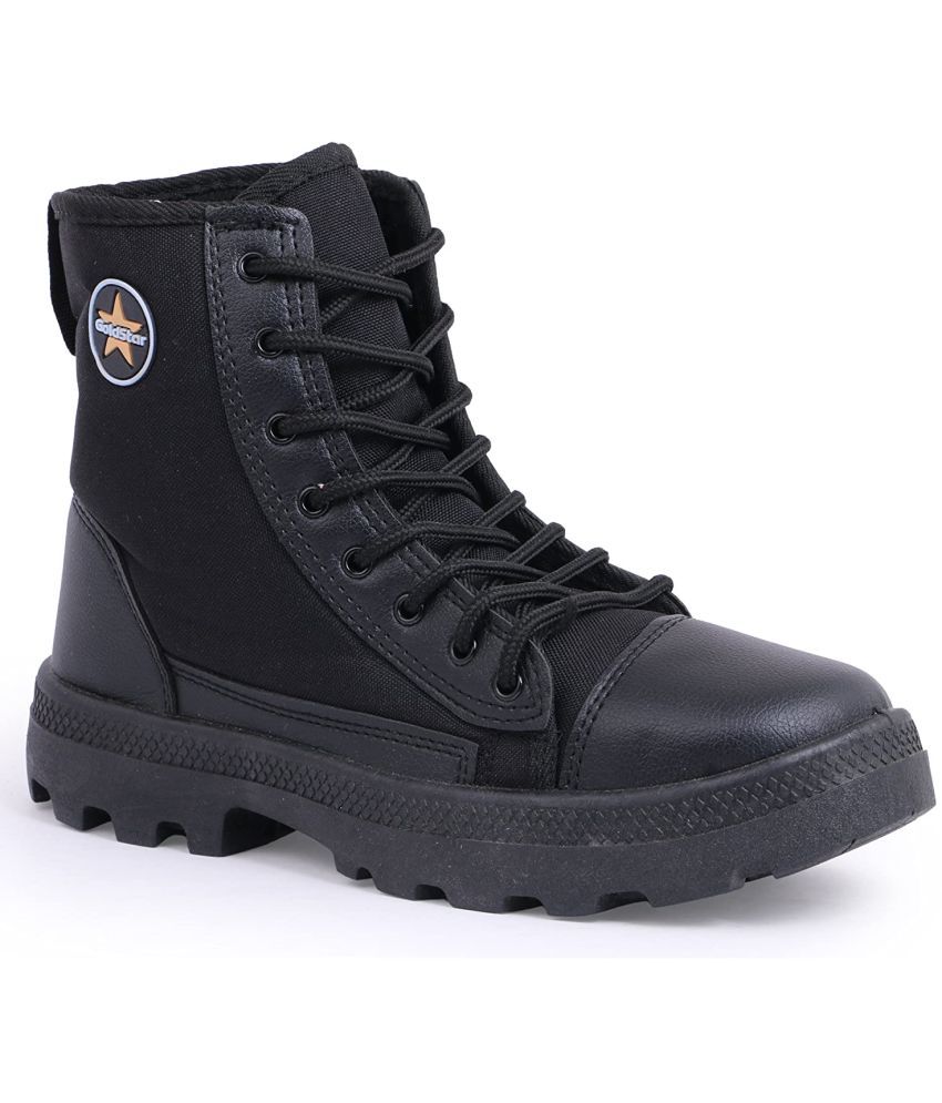 GOLDSTAR Jungle1 Black Men's Trekking Shoes Buy GOLDSTAR Jungle1