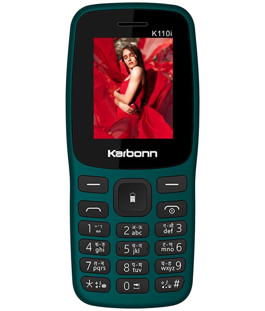     			Karbonn KX110I Dual SIM Feature Phone Green