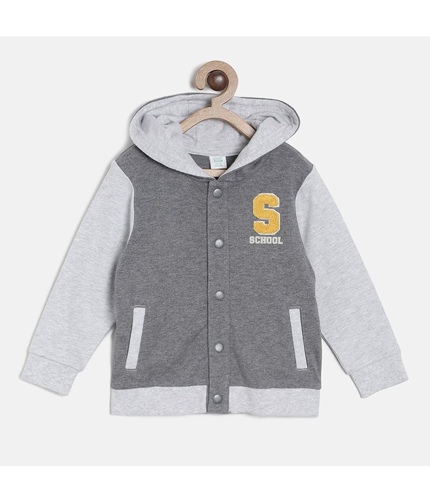     			MINIKLUB Baby Boy Gray Sweatshirt Pack Of 1