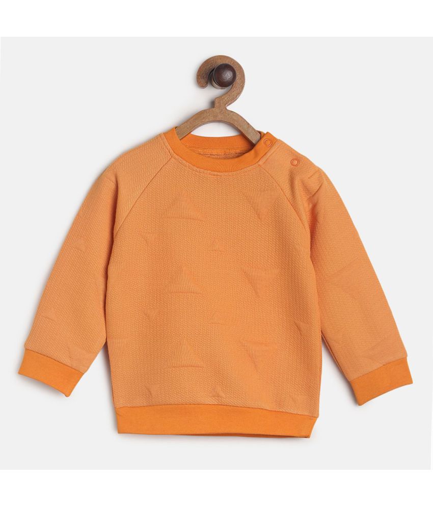     			MINIKLUB Baby Boy Orange Sweatshirt Pack Of 1