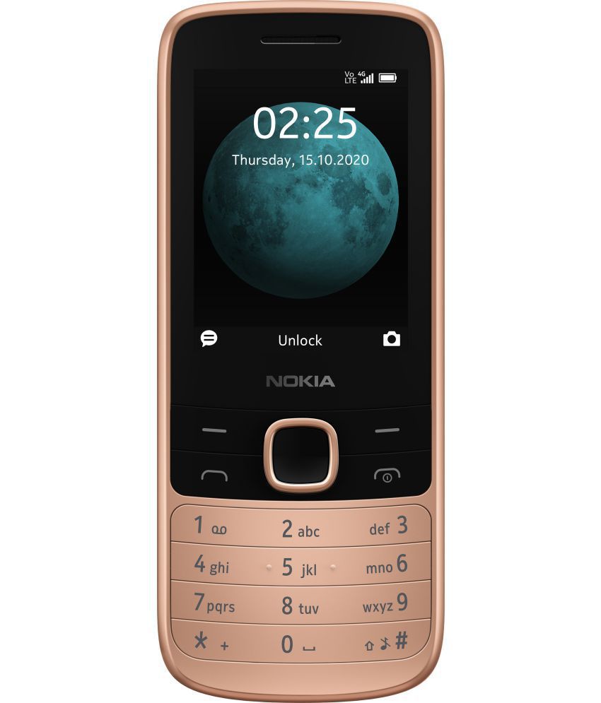     			Nokia 225 4G Dual SIM Feature Phone Rose Gold
