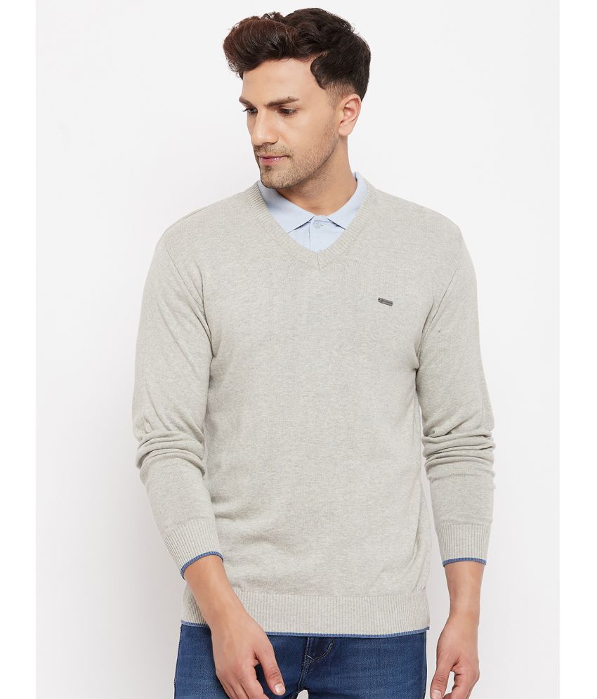     			Duke - Grey Woollen Blend Men's Pullover Sweater ( Pack of 1 )