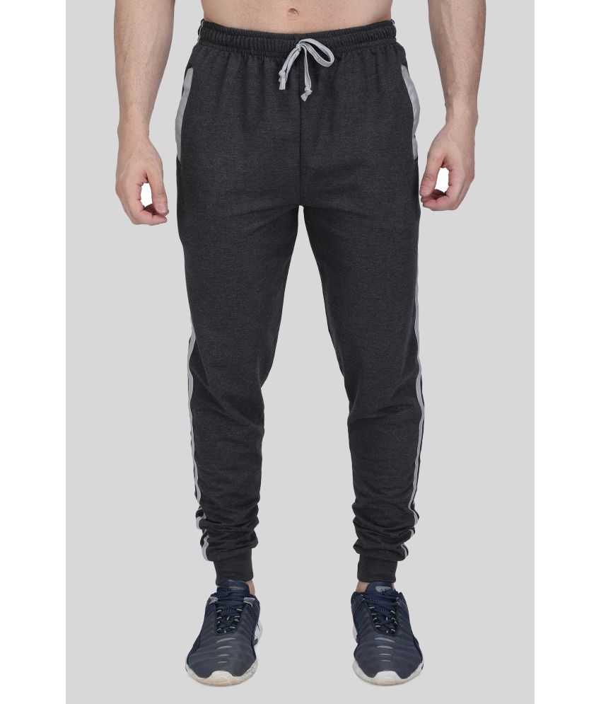     			Neo Garments - Charcoal Cotton Men's Trackpants ( Pack of 1 )