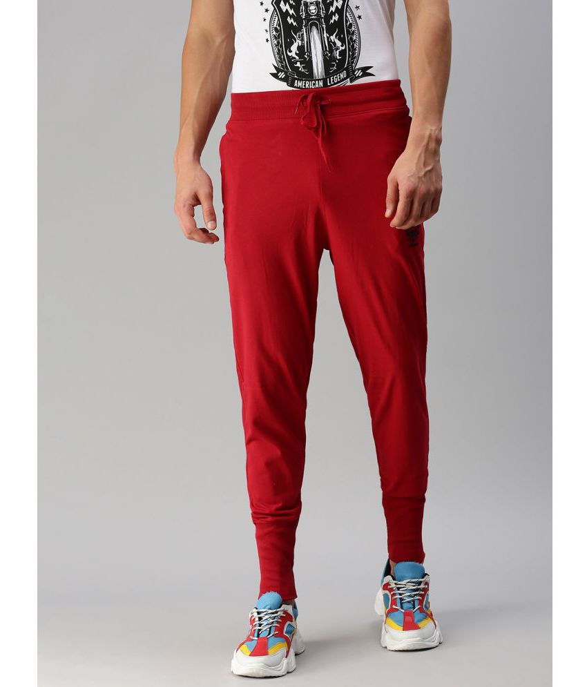     			ONN - Red Cotton Blend Men's Joggers ( Pack of 1 )