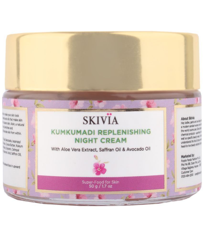     			SKIVIA - Night Cream for All Skin Type 50 gm ( Pack of 1 )