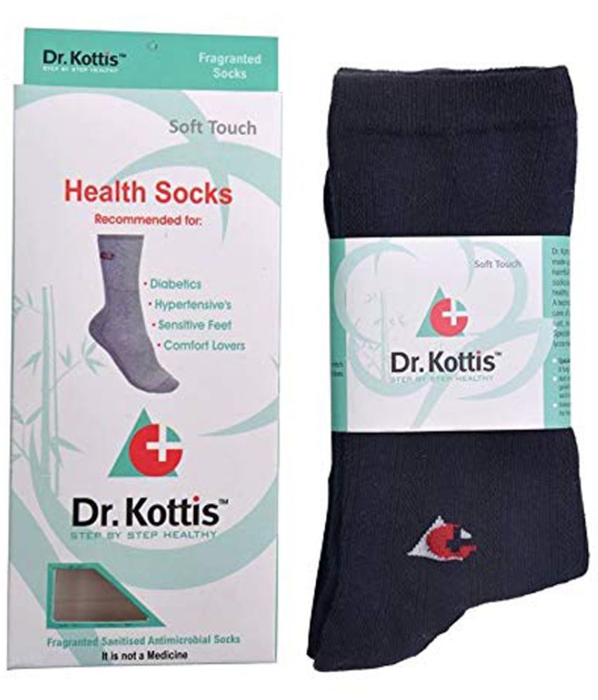     			V VANTRA V VANTRA Cotton Unisex Health socks for DiabetC NAVY