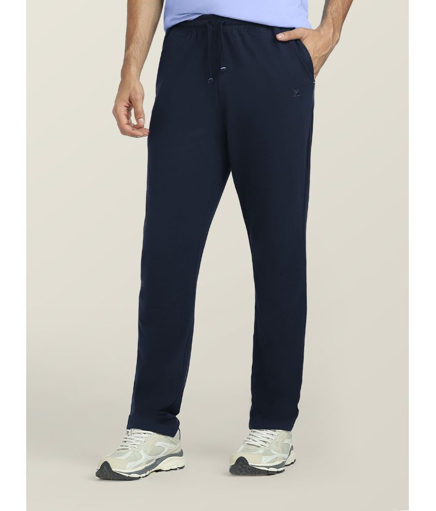     			XYXX - Navy Cotton Blend Men's Trackpants ( Pack of 1 )