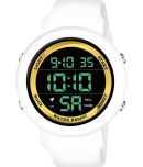 Renaissance Traders - White PU Digital Men's Watch