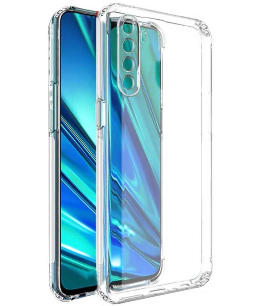     			Case Vault Covers - Transparent Silicon Silicon Soft cases Compatible For Realme 6 Pro ( Pack of 3 )