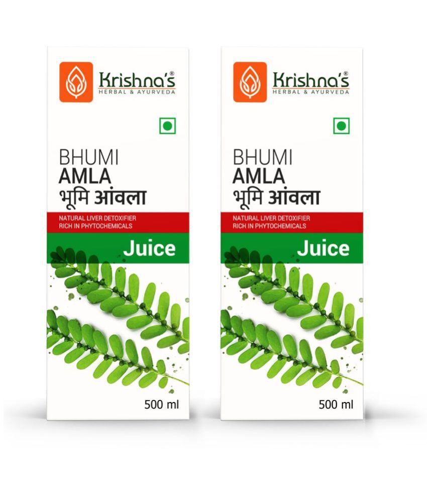     			Krishna's Herbal & Ayurveda Bhumi Amla Juice 500ml ( Pack of 2 )