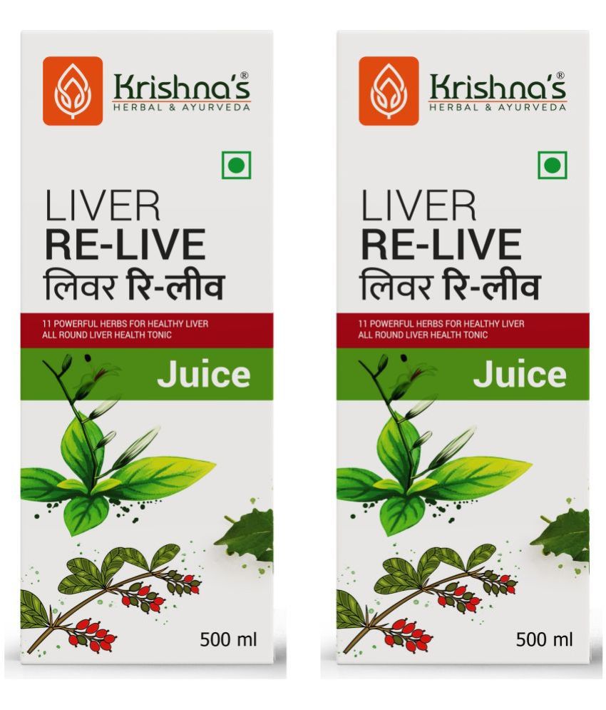     			Krishna's Herbal & Ayurveda Liver Relive Juice 500ml ( Pack of 2 )