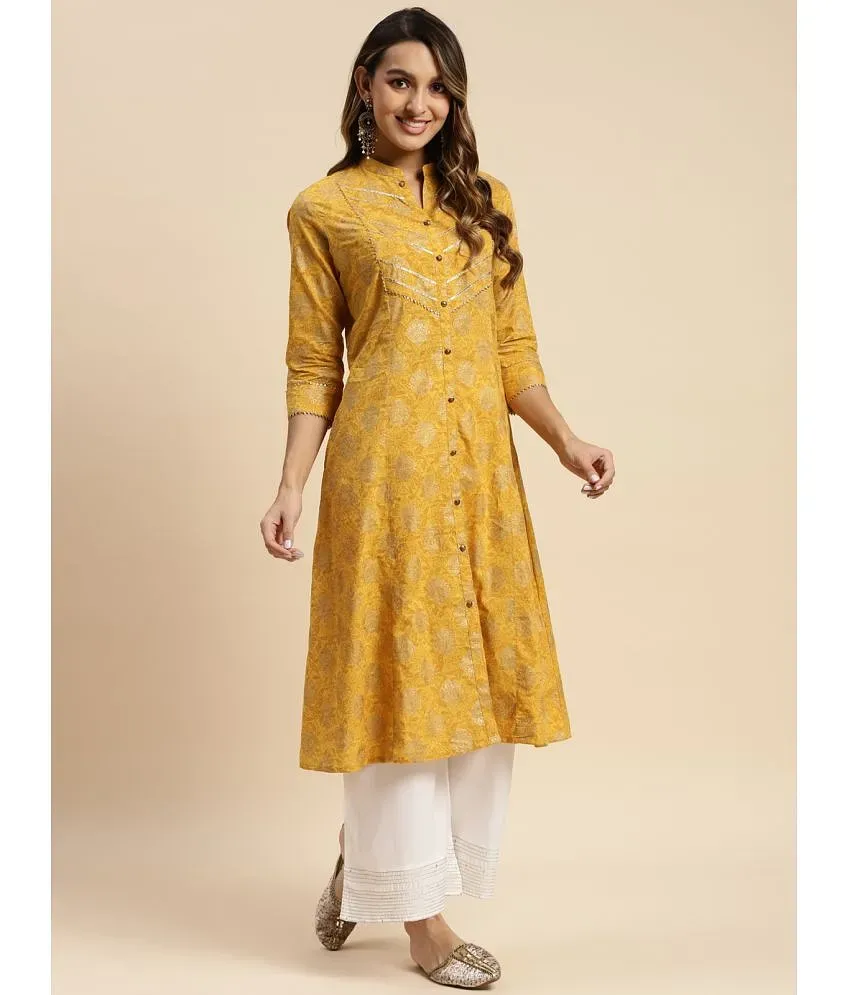 Snapdeal deals yellow kurti