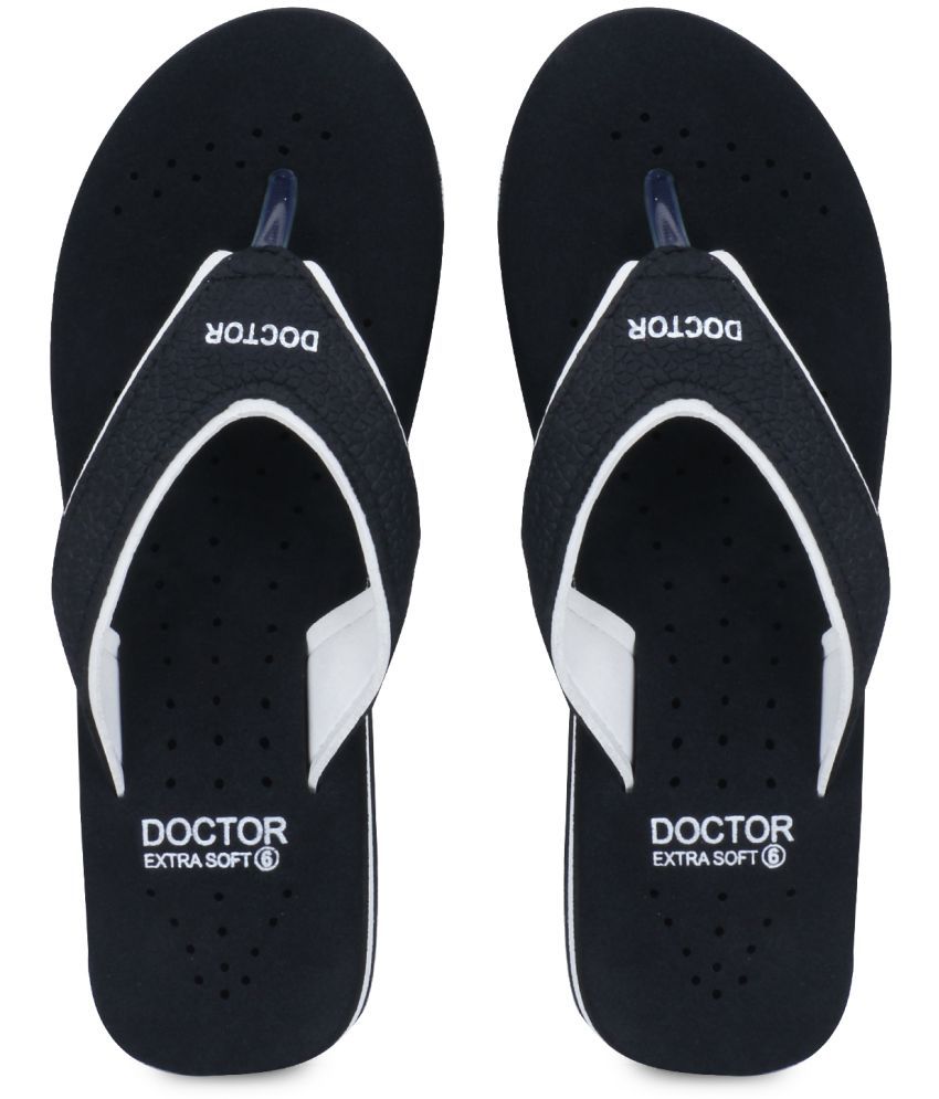     			DOCTOR EXTRA SOFT - Off White Women's Thong Flip Flop