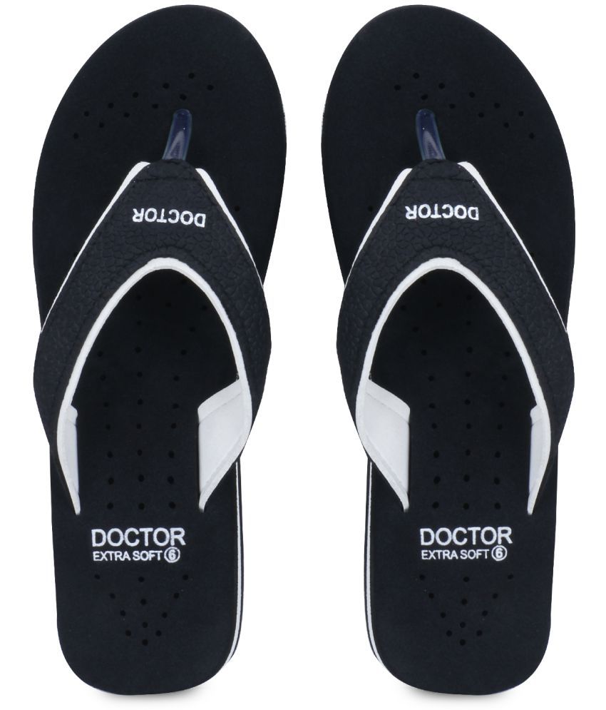     			DOCTOR EXTRA SOFT - White Women's Thong Flip Flop