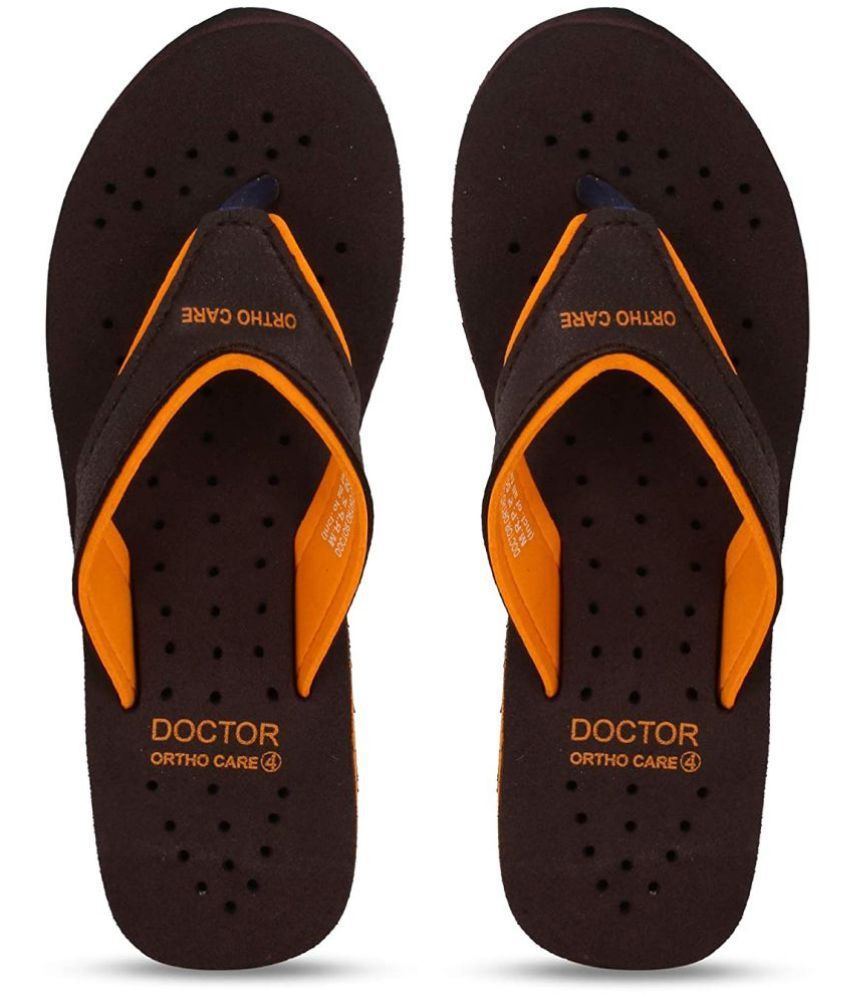     			DOCTOR EXTRA SOFT - Orange Women's Thong Flip Flop