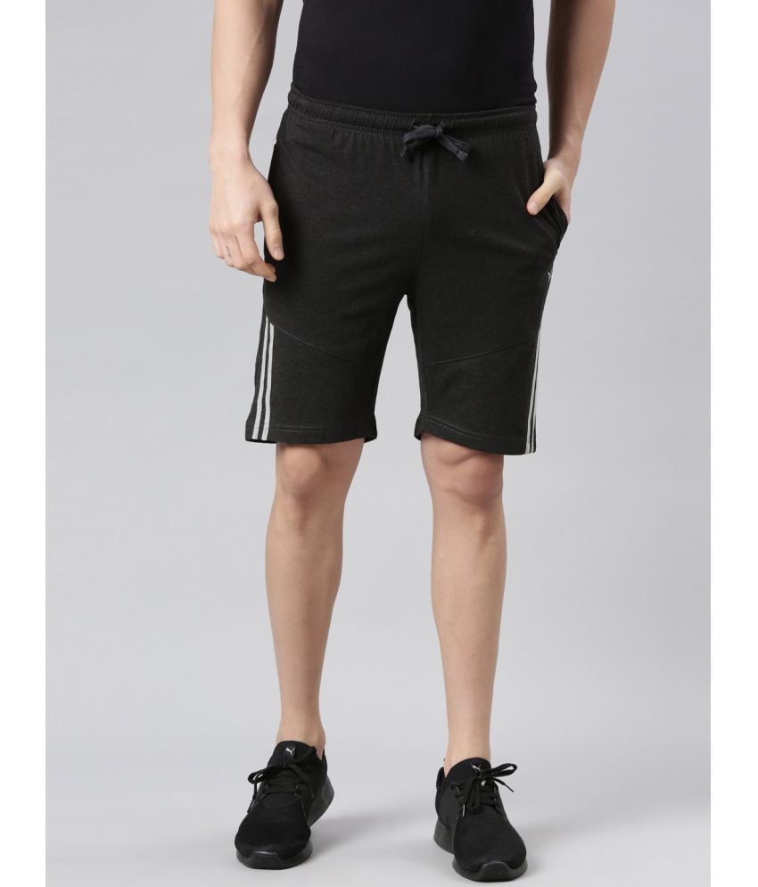     			Force NXT - Charcoal Cotton Blend Men's Shorts ( Pack of 1 )