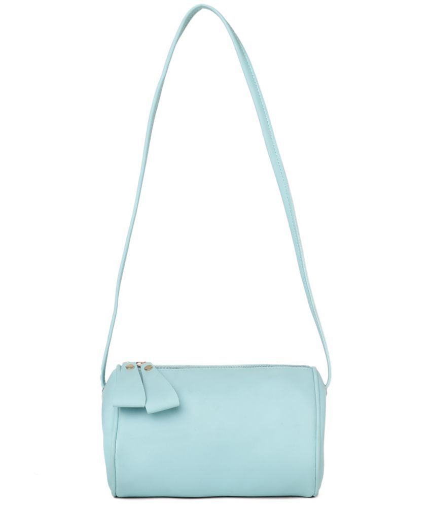     			Fostelo - Light Blue PU Sling Bag