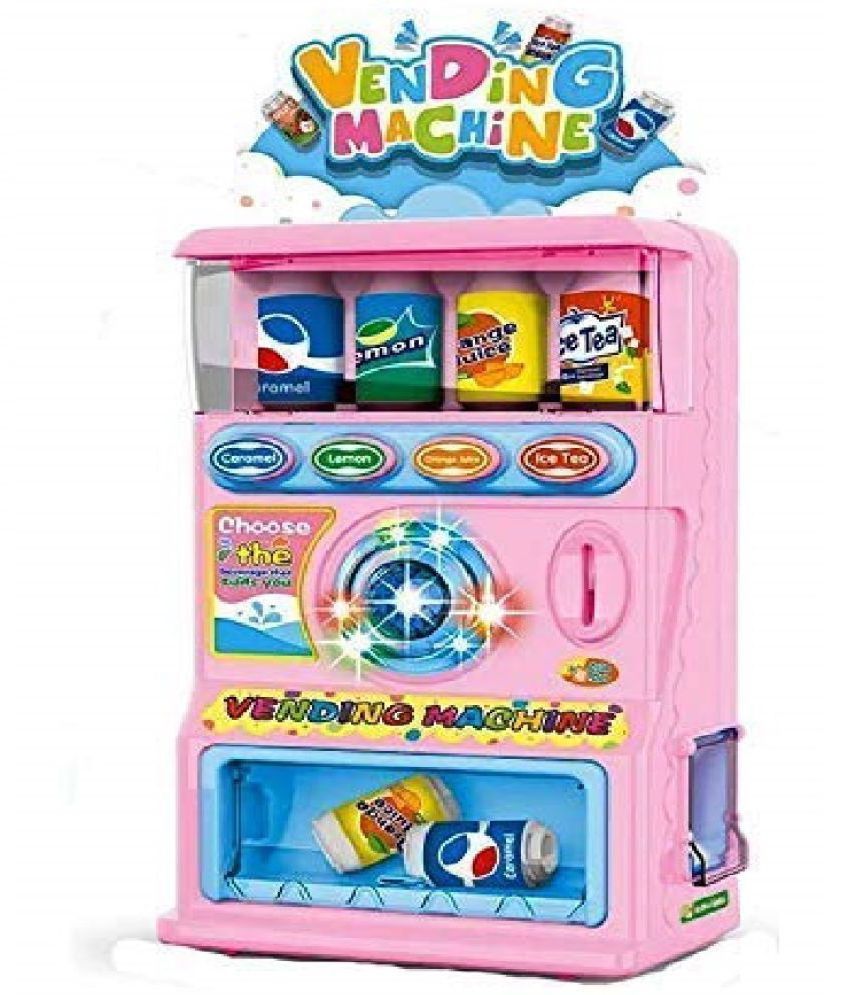     			Interactive Vending Machine Toy, Pretend Play Electronic Drink Machines, Early Developmental Toy, Develop Common Sense of Life, with Music and Light & Christmas Gifts for Boys & Girls