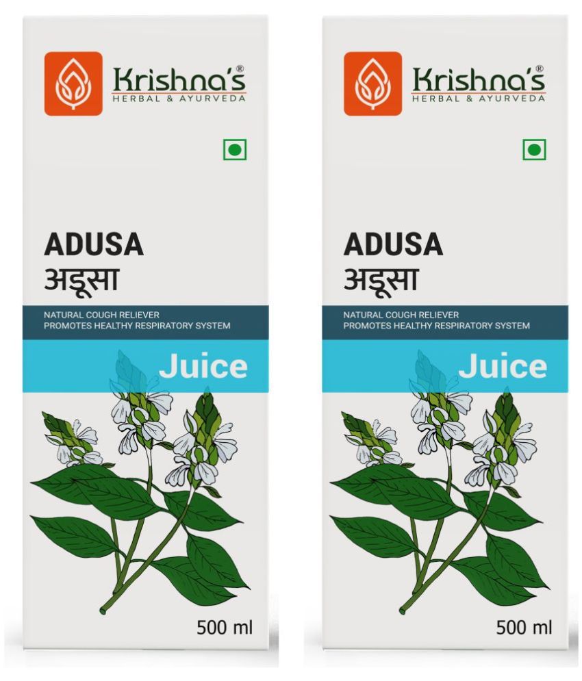     			Krishna's Herbal & Ayurveda Adusa Juice 500ml ( Pack of 2 )