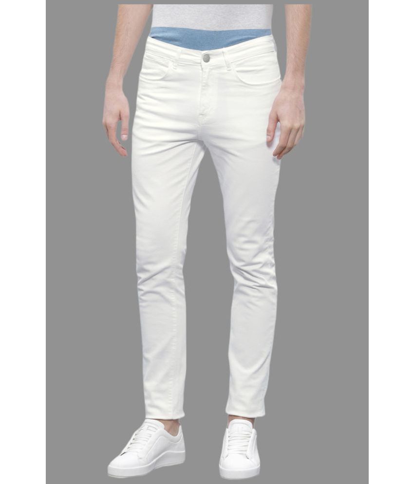     			x20 - White Denim Skinny Fit Men's Jeans ( Pack of 1 )