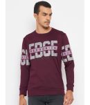 Duke - Maroon Fleece Regular Fit Men's Sweatshirt ( Pack of 1 )