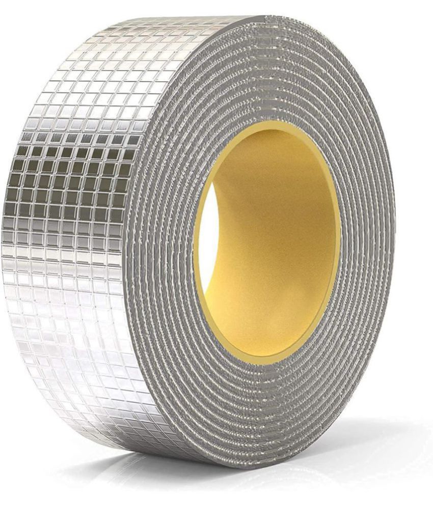     			TT-POWER - Silver Single Sided Flax Tape ( Pack of 1 )