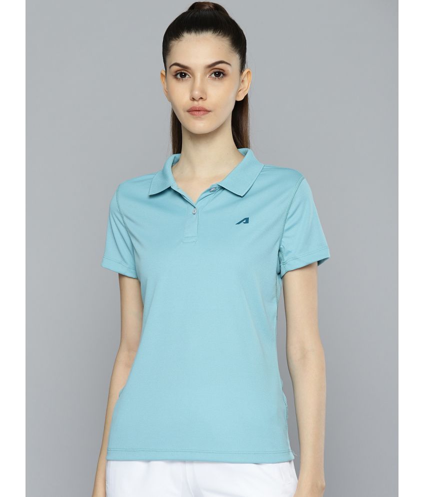     			Alcis Blue Polyester Tees - Single