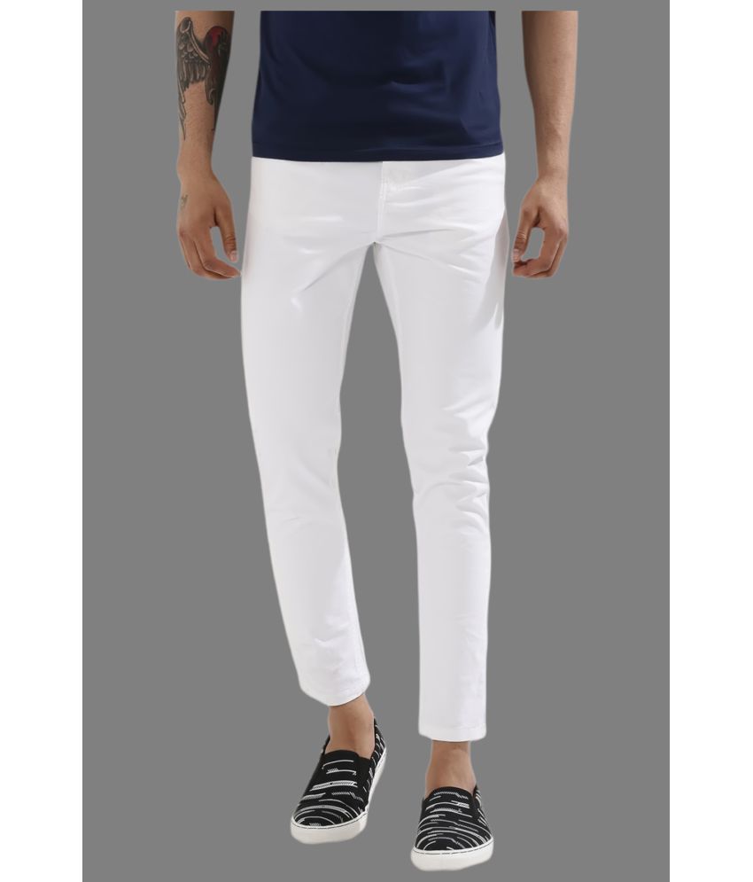     			Lawson - White Denim Slim Fit Men's Jeans ( Pack of 1 )