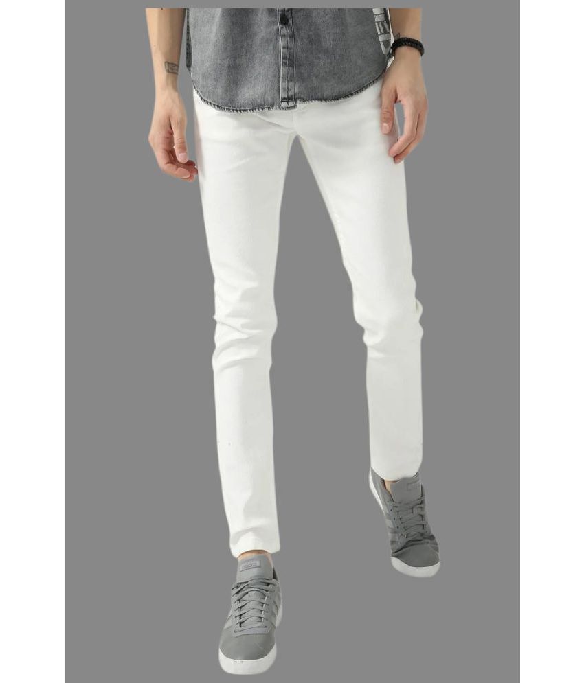     			x20 - White Denim Slim Fit Men's Jeans ( Pack of 1 )