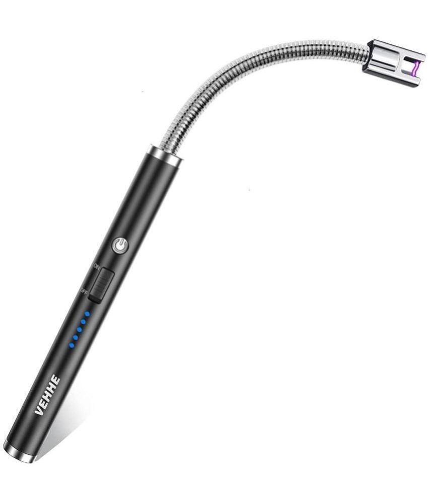     			GKBOSS - Black Iron 1 USB Plasma Electric Gas Lighter for Kitchen ( Set of 1 )