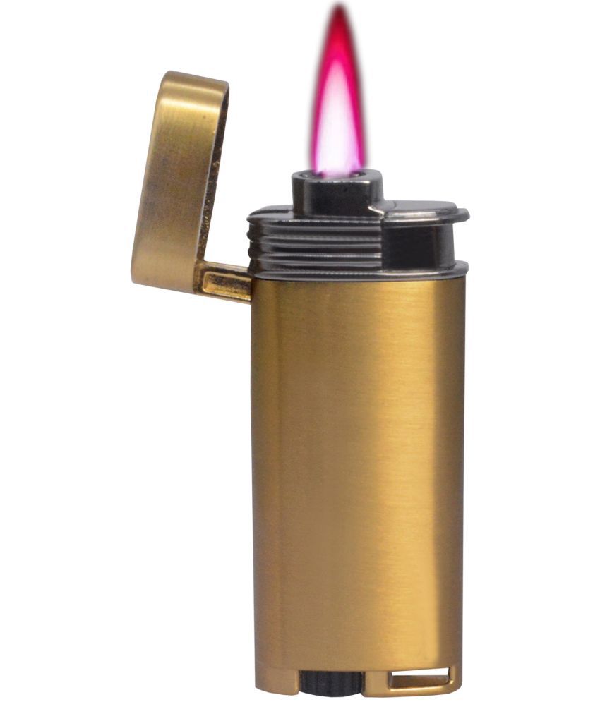     			JMALL - Gold Aluminium Cigarette Lighter ( Pack of 1 )