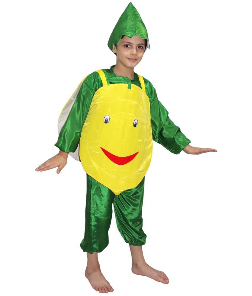     			Kaku Fancy Dresses Lemon Vegetable Costume -Yellow, 10-12 Years, For Boys & Girls