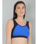 N-Gal Polyester Non Padded Women's T-Shirt Bra ( Blue )