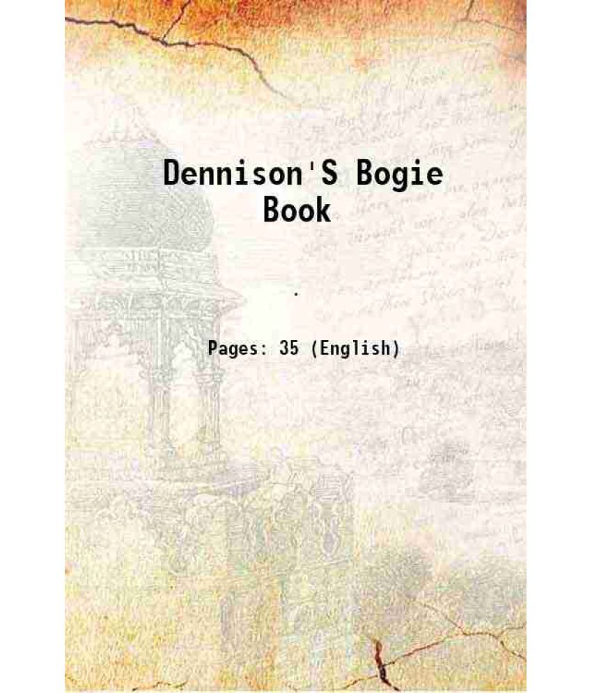     			Dennison'S Bogie Book 1920 [Hardcover]