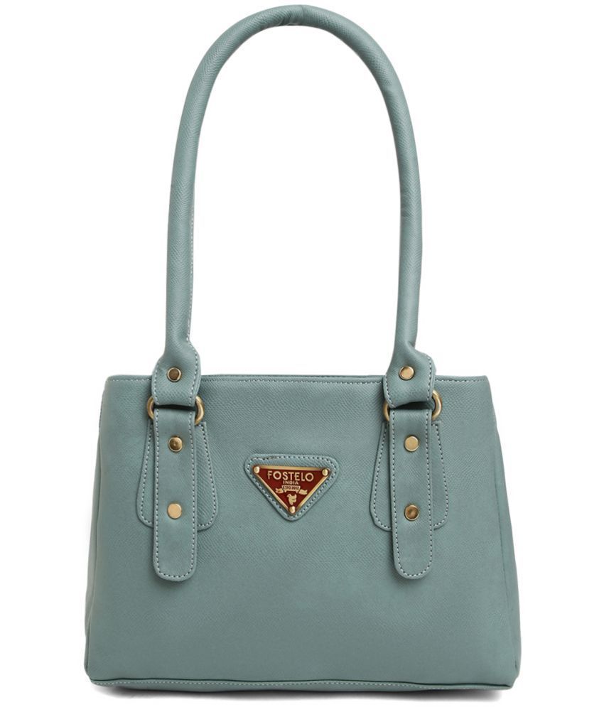     			Fostelo - Grey Melange PU Shoulder Bag