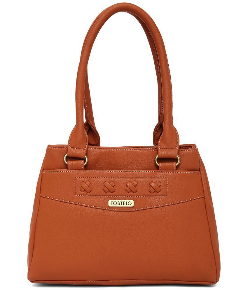     			Fostelo - Tan PU Shoulder Bag