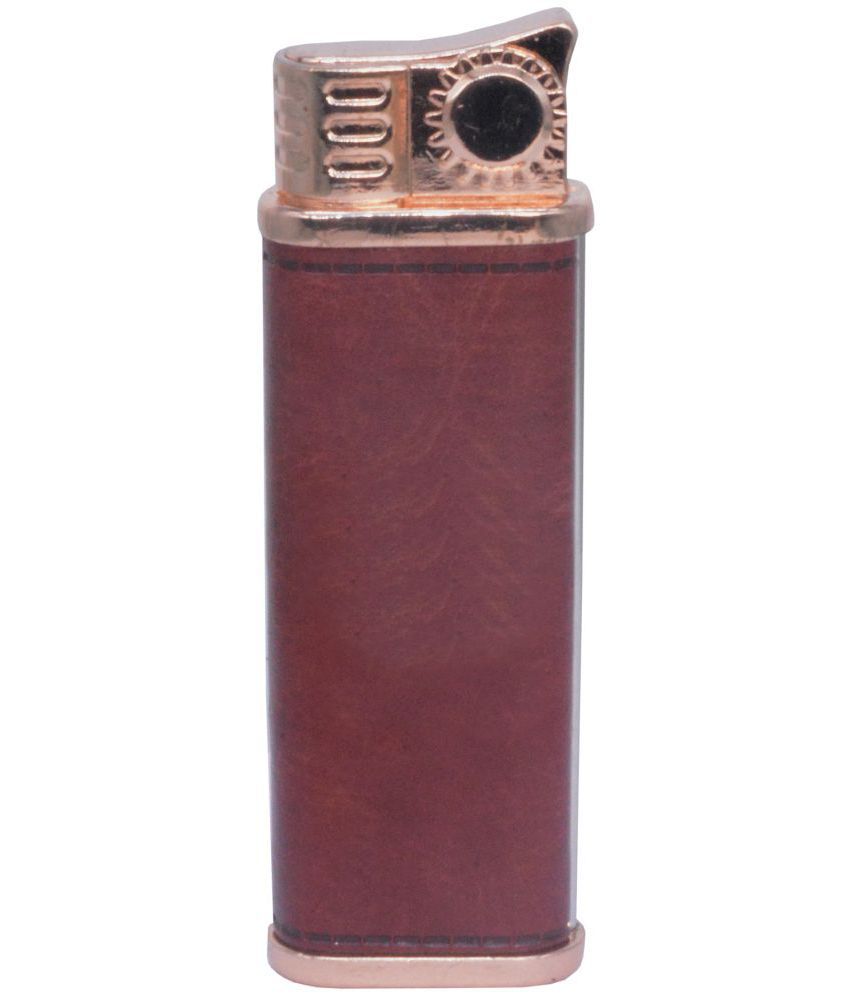     			JMALL - Red Aluminium Cigarette Lighter ( Pack of 1 )