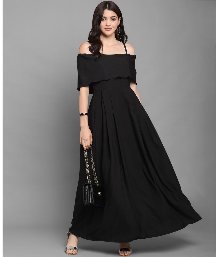     			Sheetal associates - Black Crepe Women's Gown ( Pack of 1 )