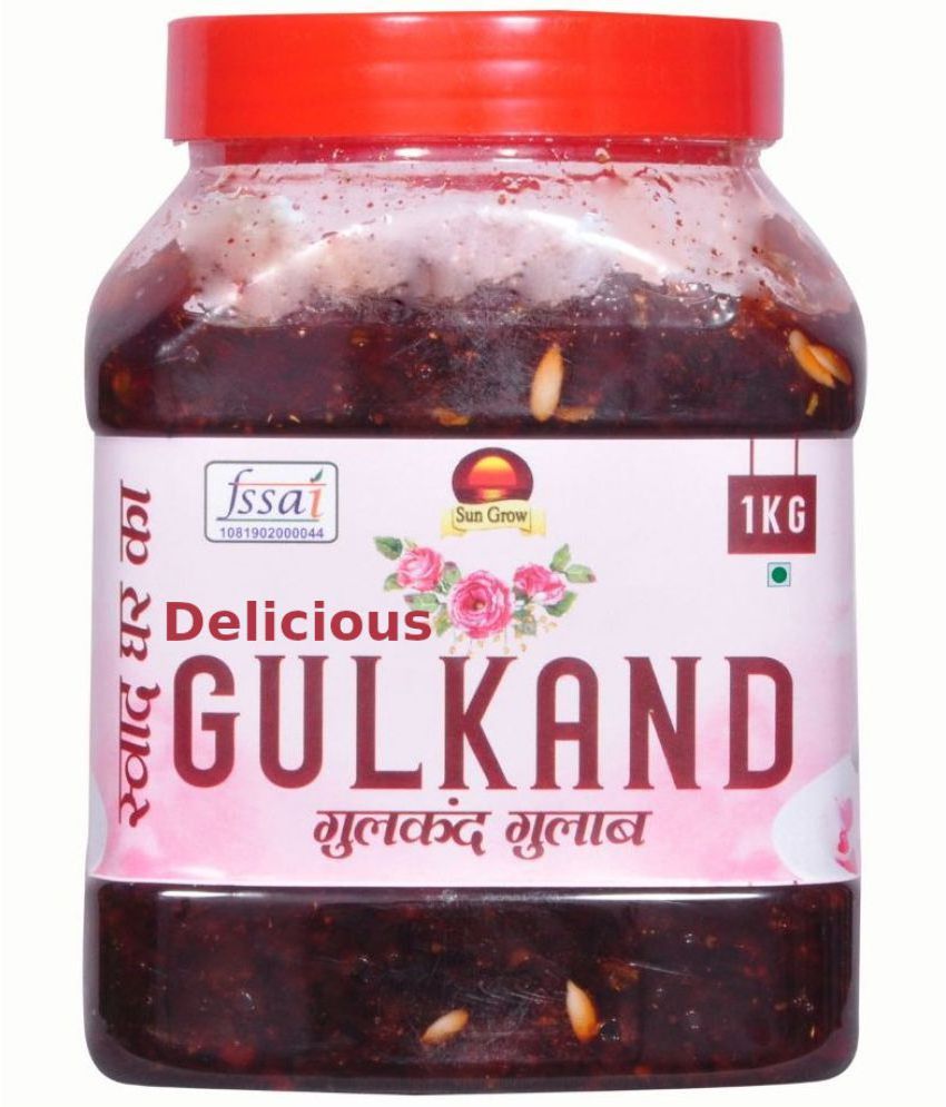     			Sun Grow Home Made Delicious Natural Gulkand| Gives Relief from Acidity, Purifies Blood, Improves Digestion Pickle 1 kg