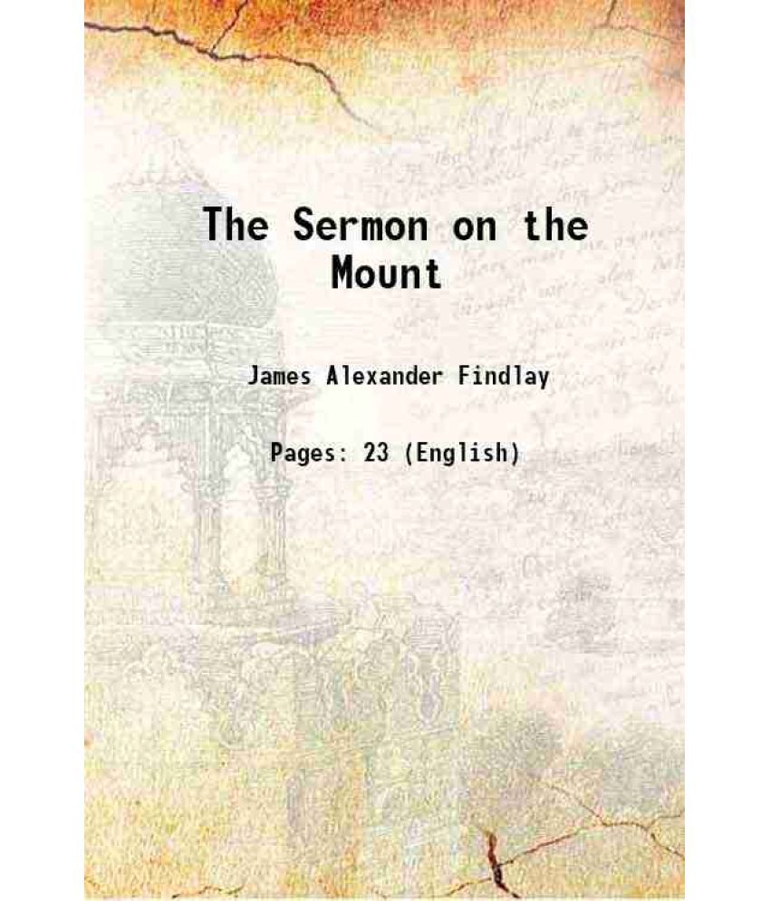     			The Sermon on the Mount 1920 [Hardcover]