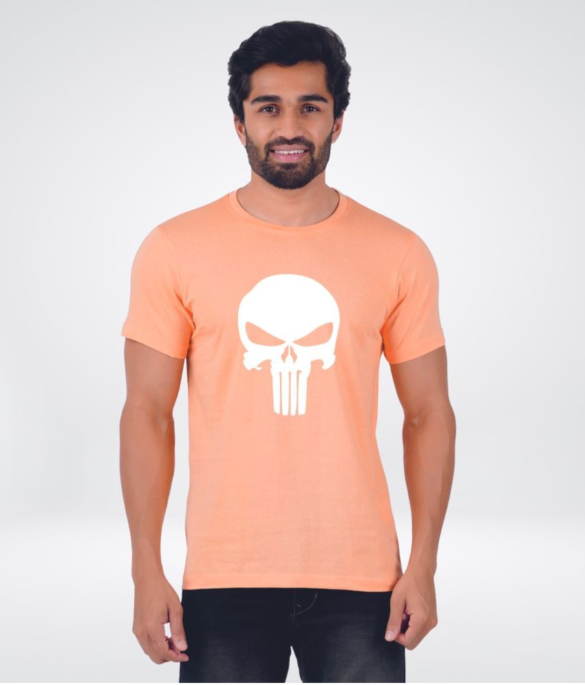     			ferocious Pack of 1 Cotton Regular Fit Men's T-Shirt ( Orange )